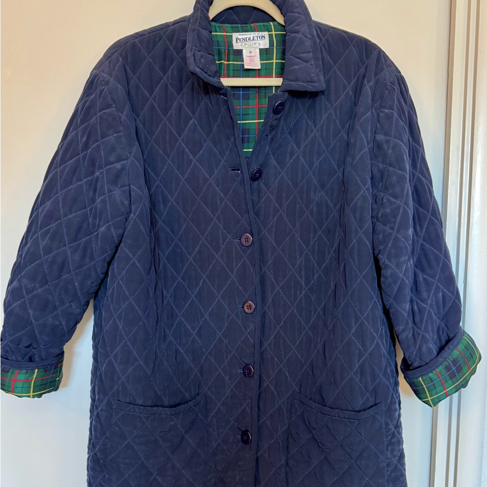 Pendleton - Classic Women’s Quilted Field Coat w/ Plaid Lining (Great Condition!